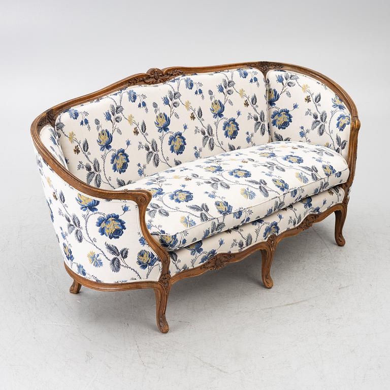 Sofa, Louis XV style, circa 1900.