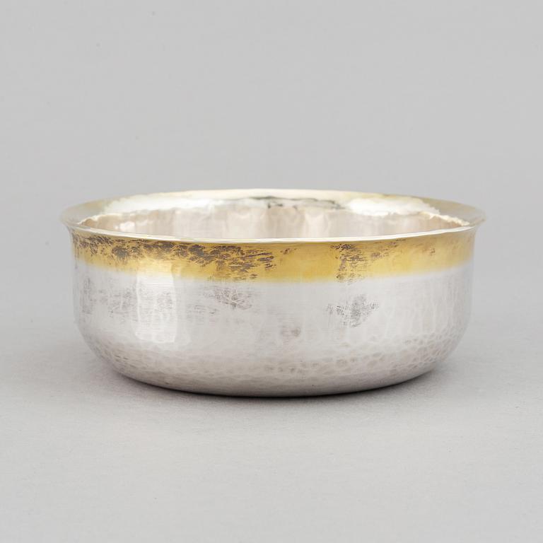 Bengt Liljedahl, a sterling silver bowl, Stockholm 2009.