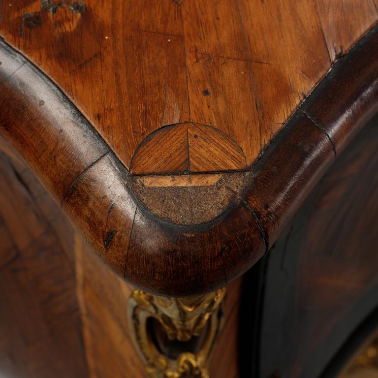 A rococo style dresser, 18th Century.