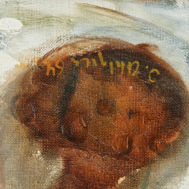 JOHN AHLGREN, oil on canvas, signed and dated -64.