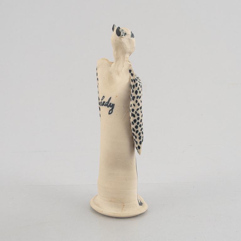 Ulrica Hydman-Vallien, skulptur, stengods, "Lady".