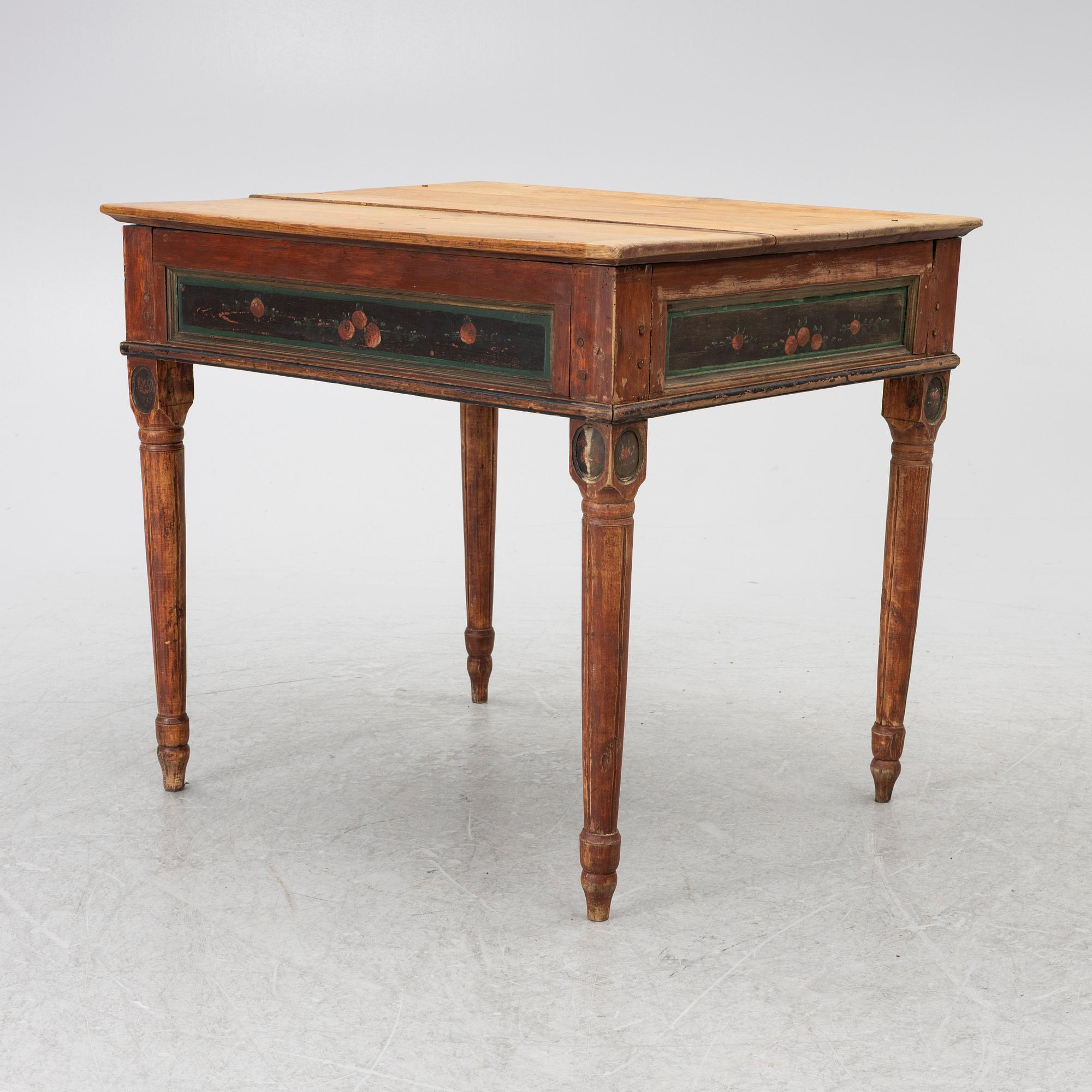 A table, 19th century.
