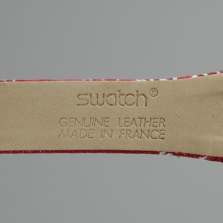 SWATCHKLOCKOR, 3st, "Timeless Zone", "Marechall", "Trash", plast, ca1992-1994.