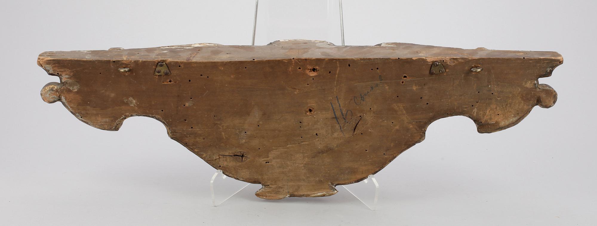 DEKORELEMENT, trä, 1800-tal.