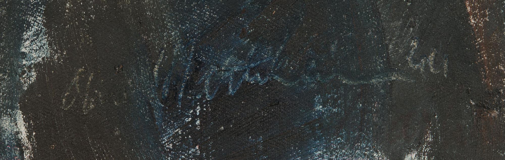 Olavi Martikainen, oil on canvas laid on board, signed and unclearly dated.