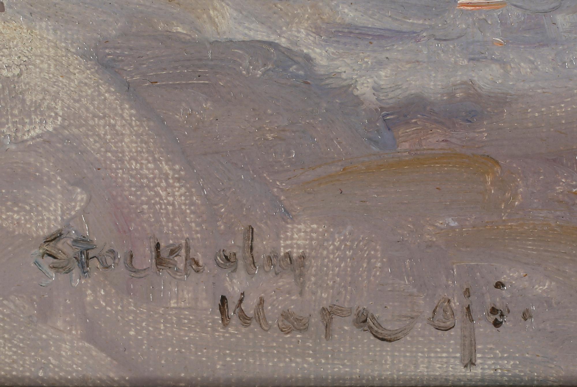 ERIK TRYGGELIN, olja på duk, signerad och daterad 1924.