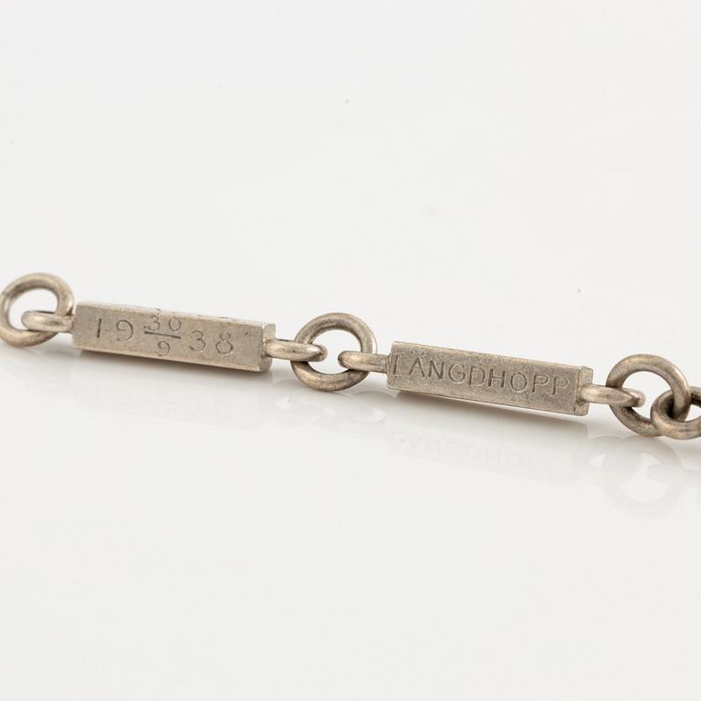 Wiwen Nilsson, Bracelet, silver, Lund 1938.