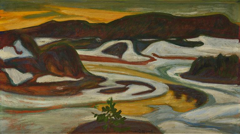 Helmer Osslund, Islossning, Ångermanälven.