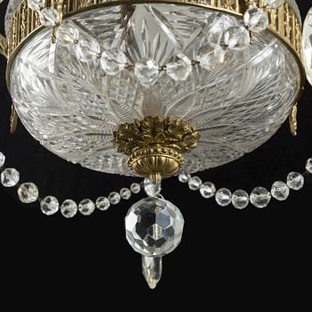 A Louis VXI style chandelier from around year 1900.