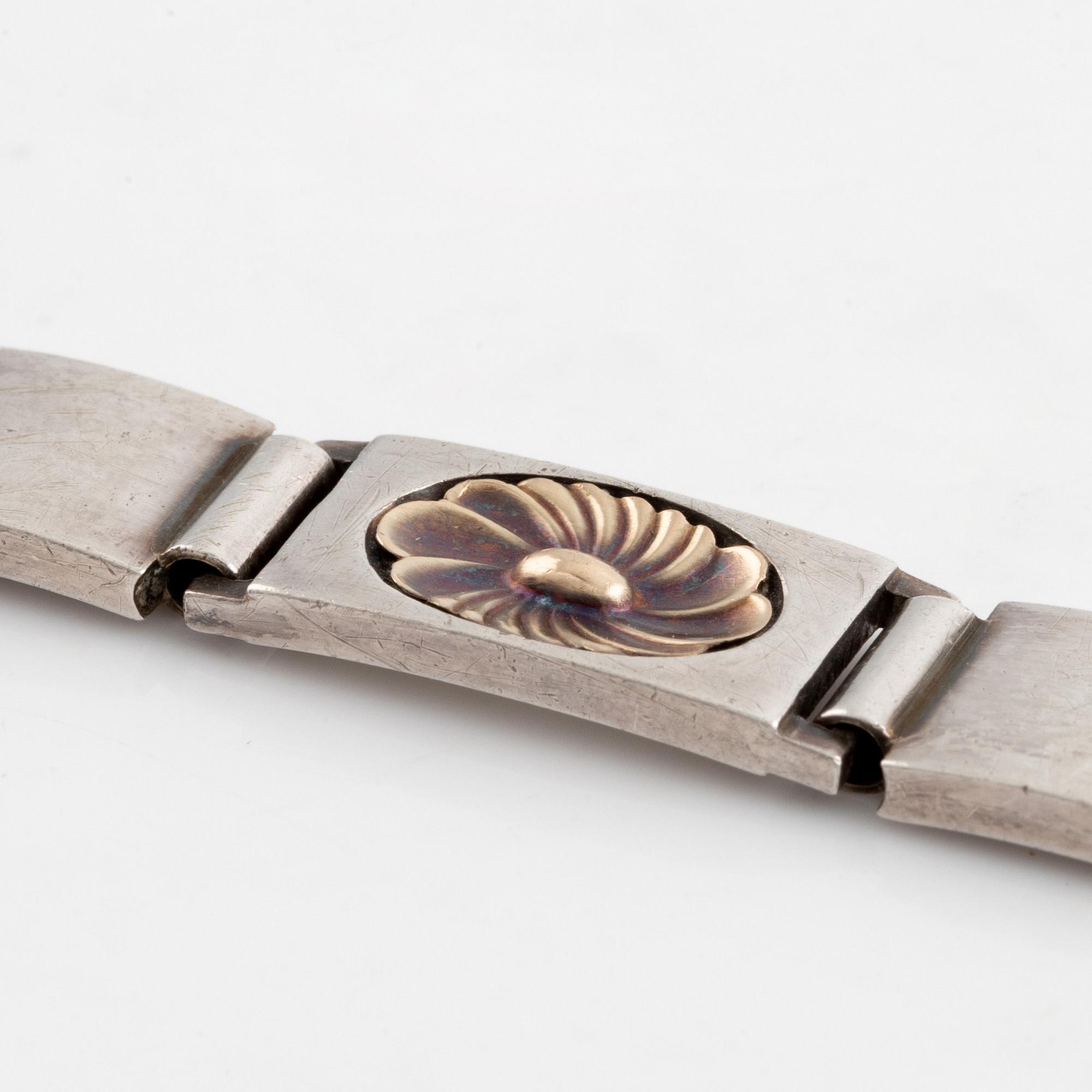 Georg Jensen, silver bracelet, Denmark.