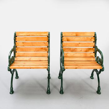 A pair of Byarum armchairs later part of the 20th century.