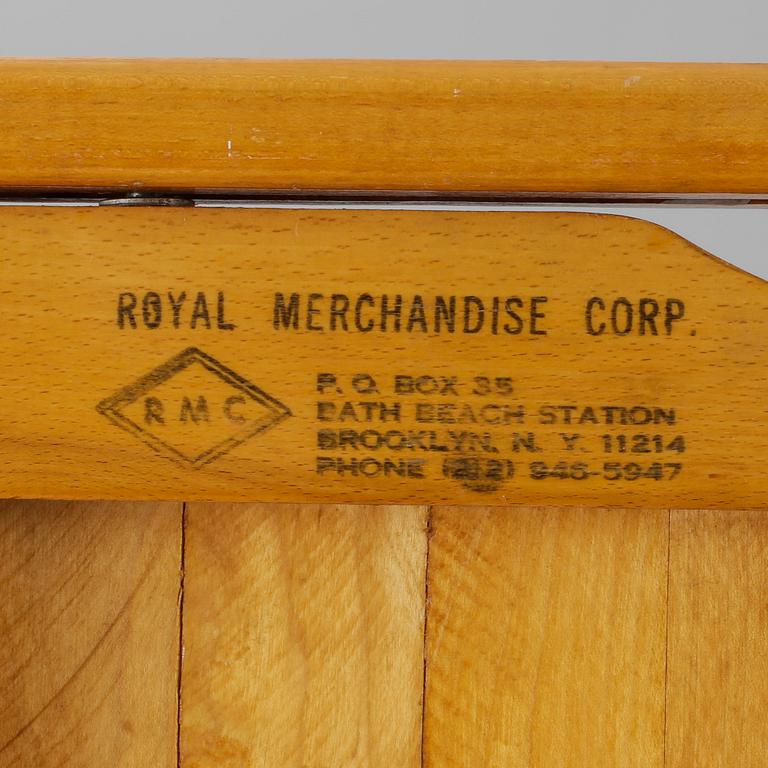 FÄLLSTOLAR, ett par, Royal Merchandise Corp, USA, 1900-tal.