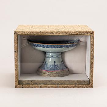 Tazza, porslin. Qingdynastin, 1800-tal.