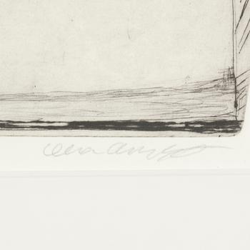 LENA CRONQVIST, etsning, signerad Lena Cronqvist med blyerts och numrerad 15/25.