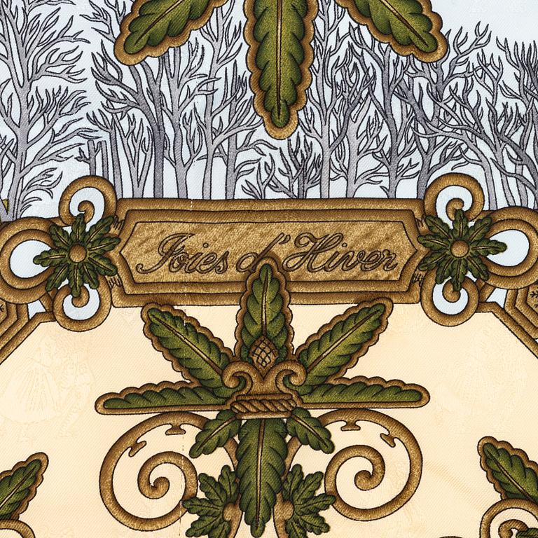 Hermès, scarf, "Joies d'Hiver".