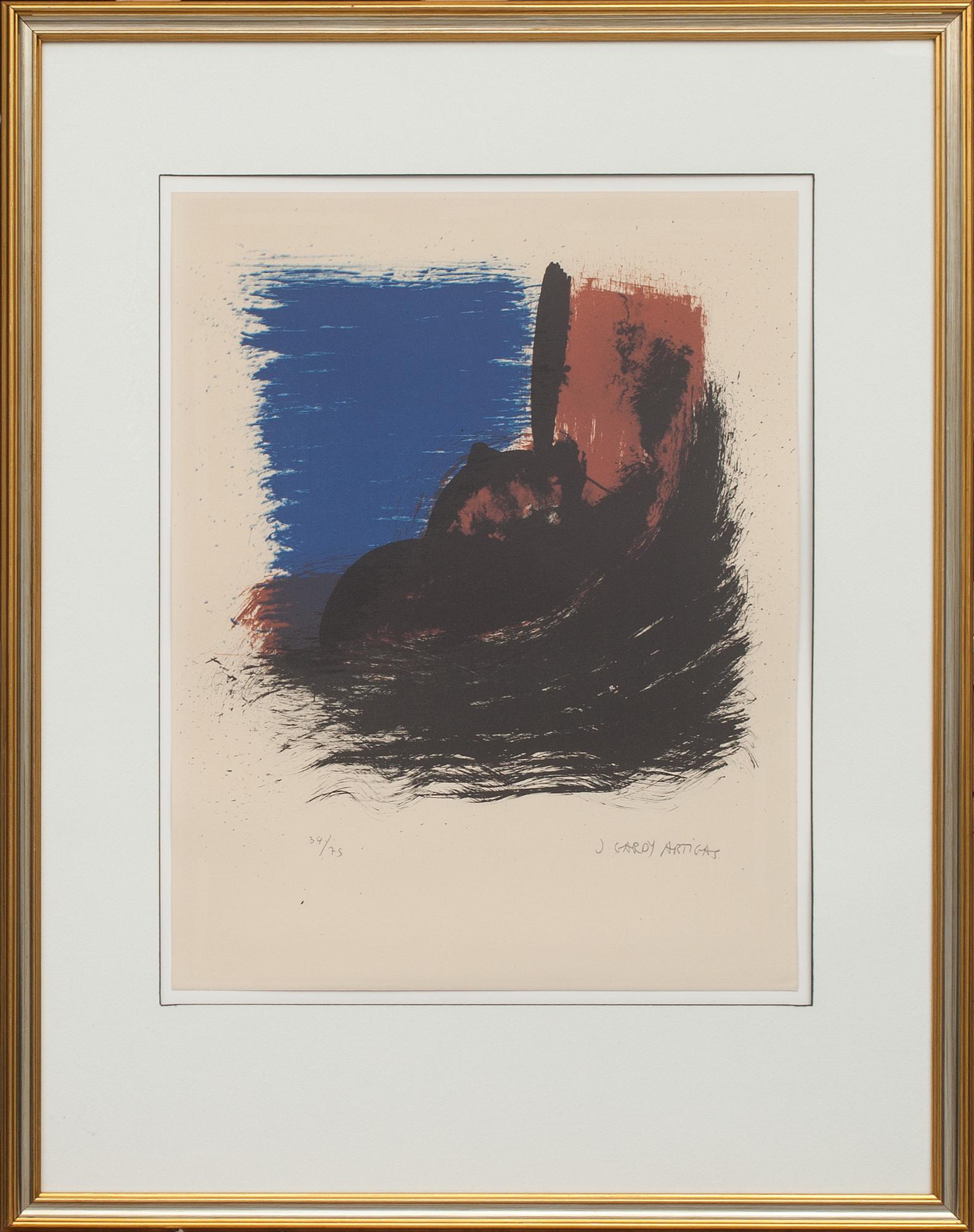 JOAN GARDY ARTIGAS, Färglitografi, signerad o numrerad 34/75.