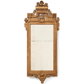 A Gustavian mirror by Nils Sundström dated 1774 .