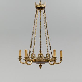 TAKAMPEL, empirestil, 1900-talets första hälft. Höjd 80 cm.