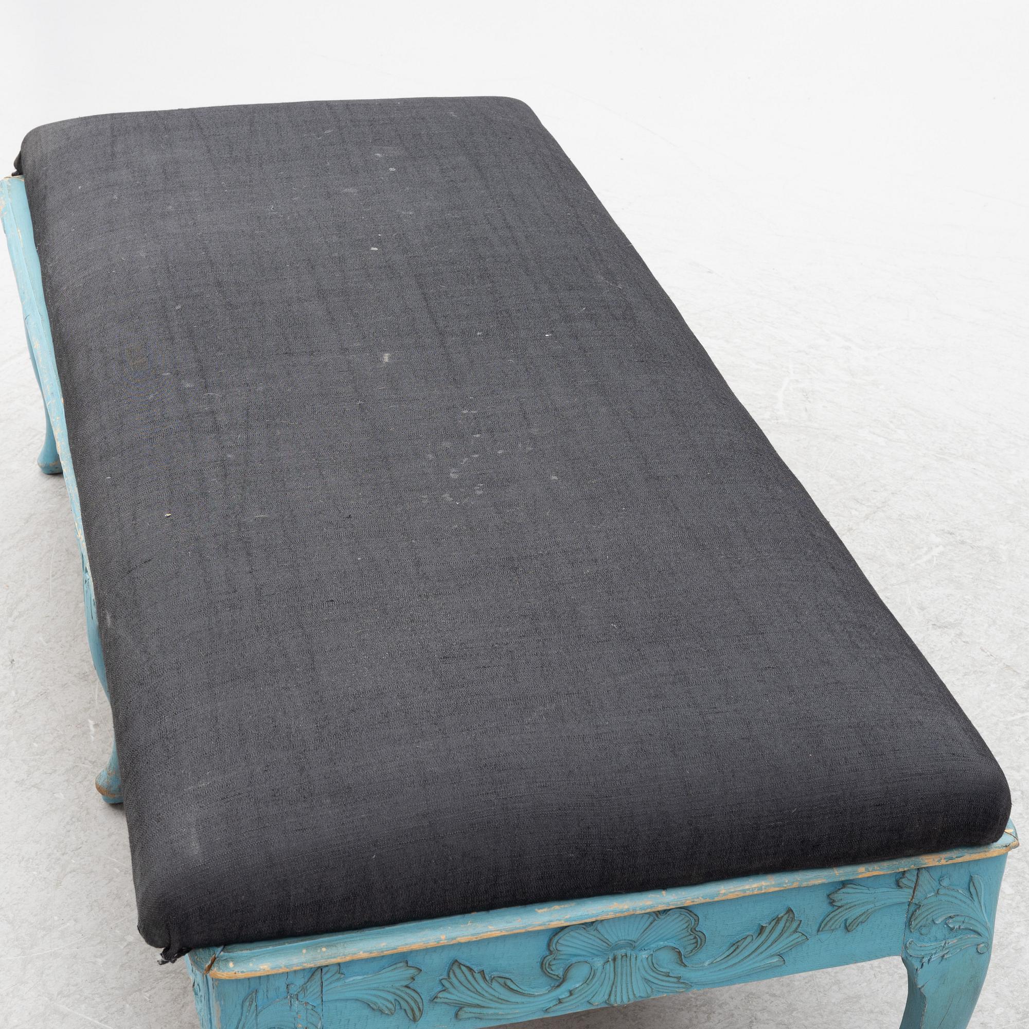 Bänk, rokoko, 1700-tal.