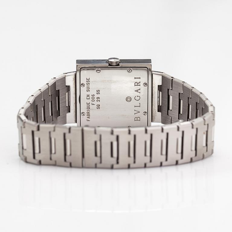 Bulgari, Quadrato, wristwatch, 29 x 29 mm.
