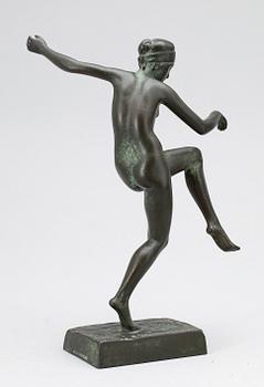 ARVID KNÖPPEL, skulptur, brons, signerad och daterad -24.