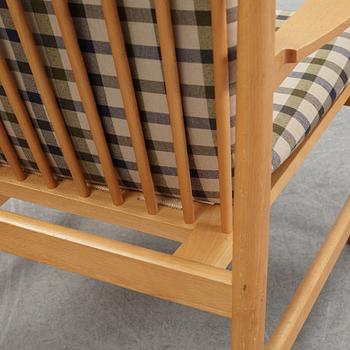 Børge Mogensen, karmstolar ett par, "Tremme hvilestol", Fritz Hansen.