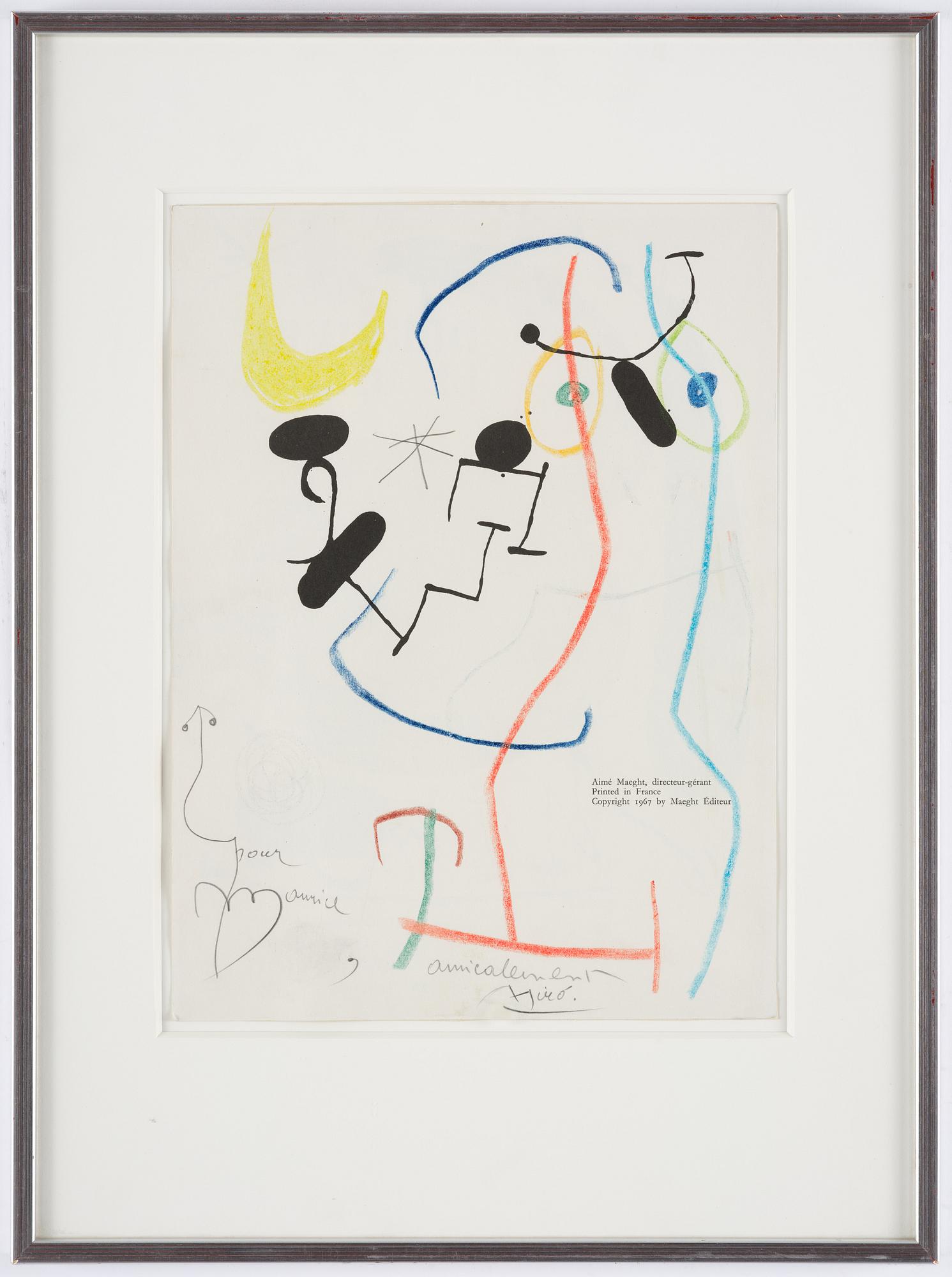 Joan Miró, Untitled.