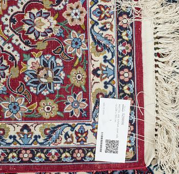 MATTA, old, Isfahan, part silk, ca 236 x 155 cm.