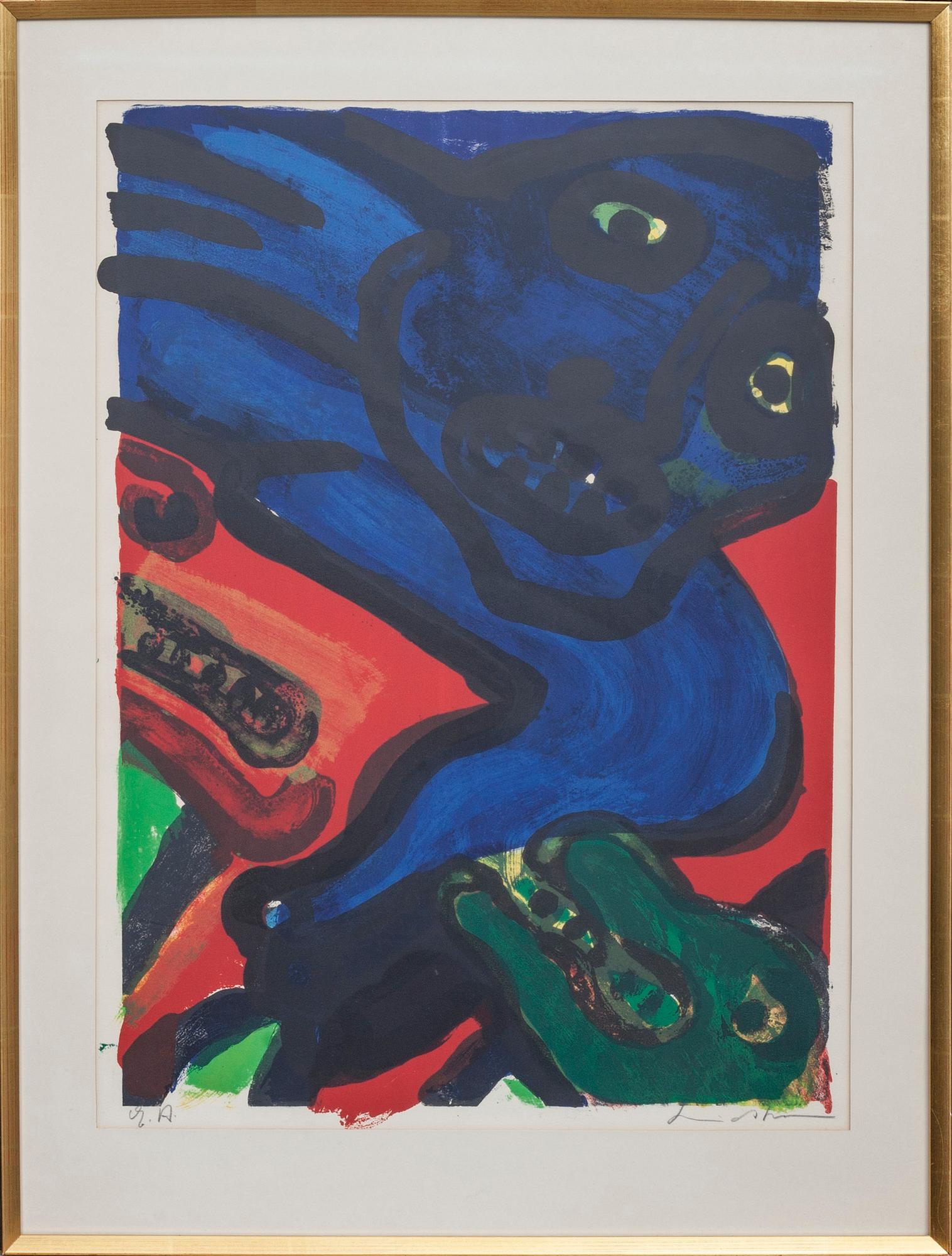 BENGT LINDSTRÖM, färglitografi. Signerad. E.A.
