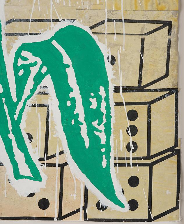 Donald Baechler, Untitled (Flower).