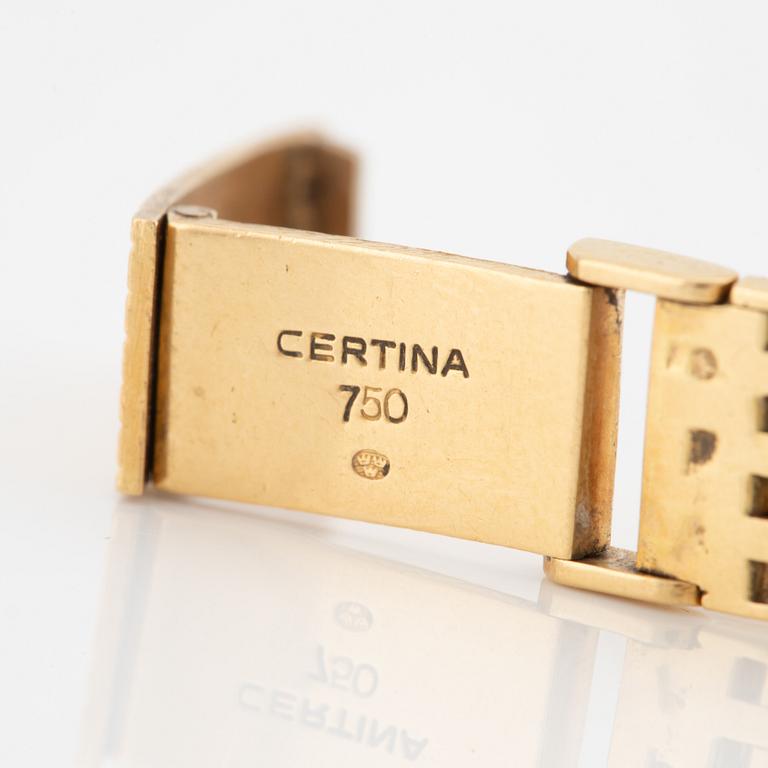 Certina, armbandsur, 18K guld, 18,5 mm.