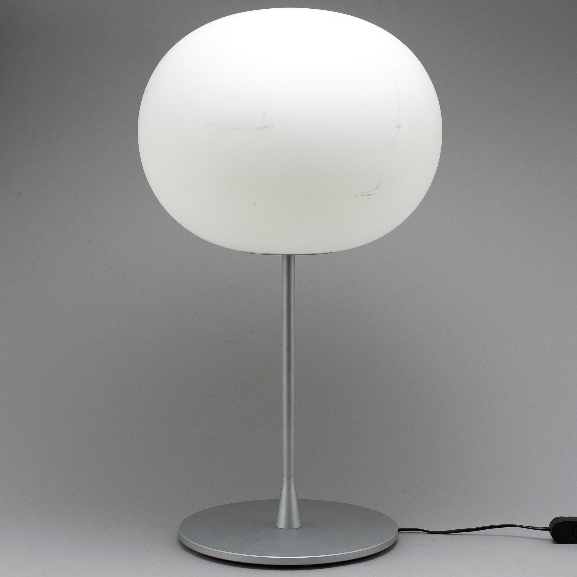 A 'Glo-Ball' table lamp by Jasper Morrison, FLOS.