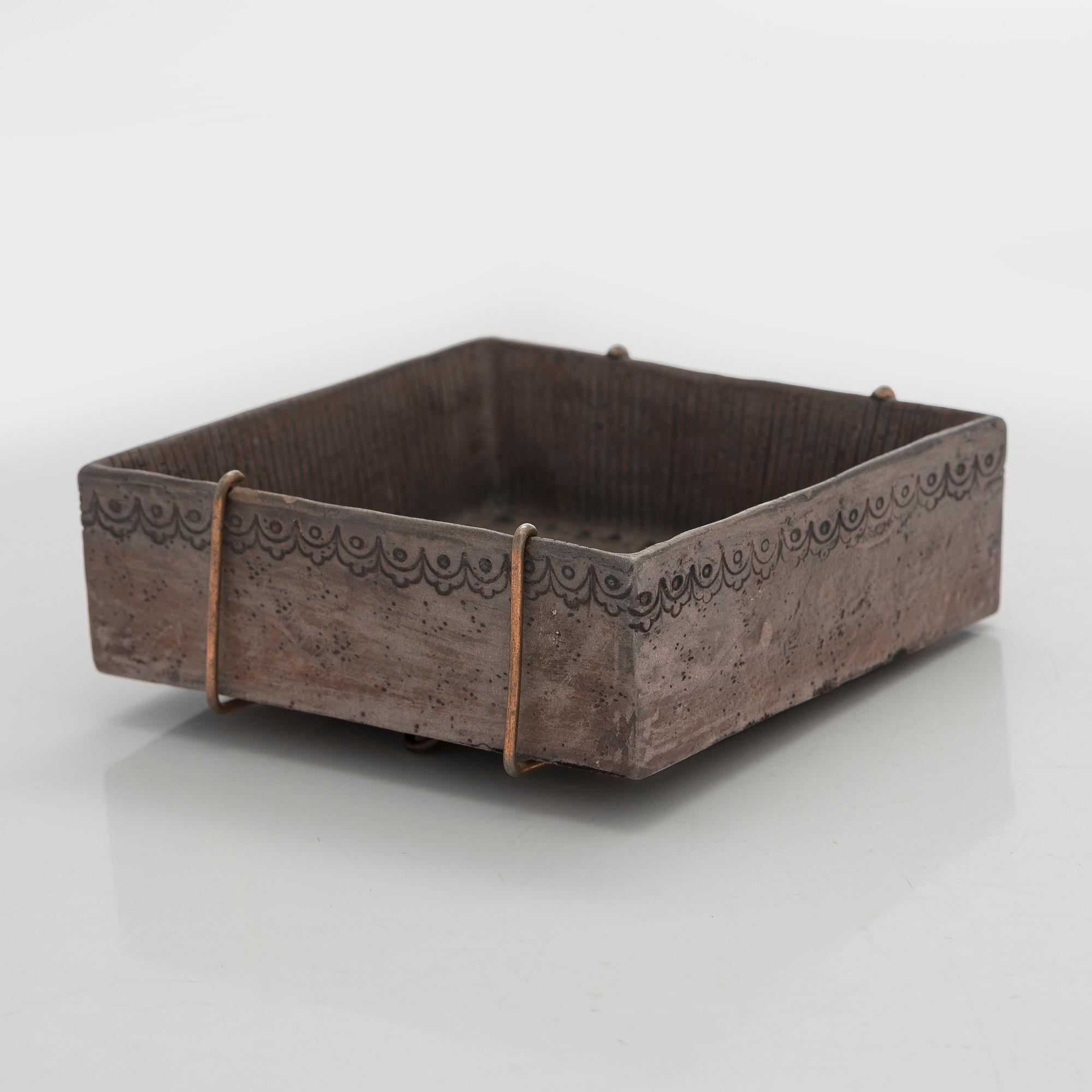 Rut Bryk, a stoneware wall relief, signed BRYK.