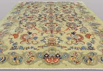 Matto, Figural Royal Kashan, ca 434 x 330.