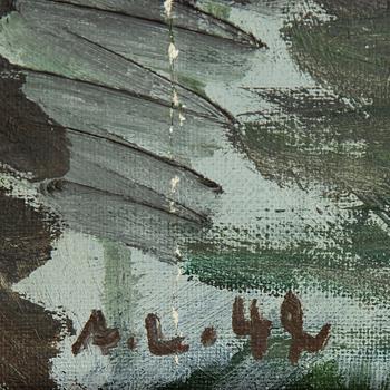 Alf Lindberg, oil on canvas, signed and dated -42.