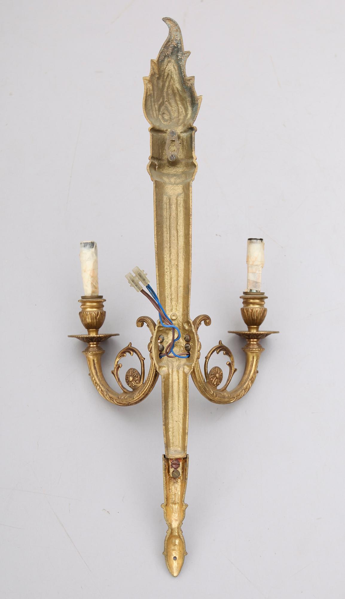 VÄGGLAMPETT, gustaviansk stil, 1900-talets mitt.