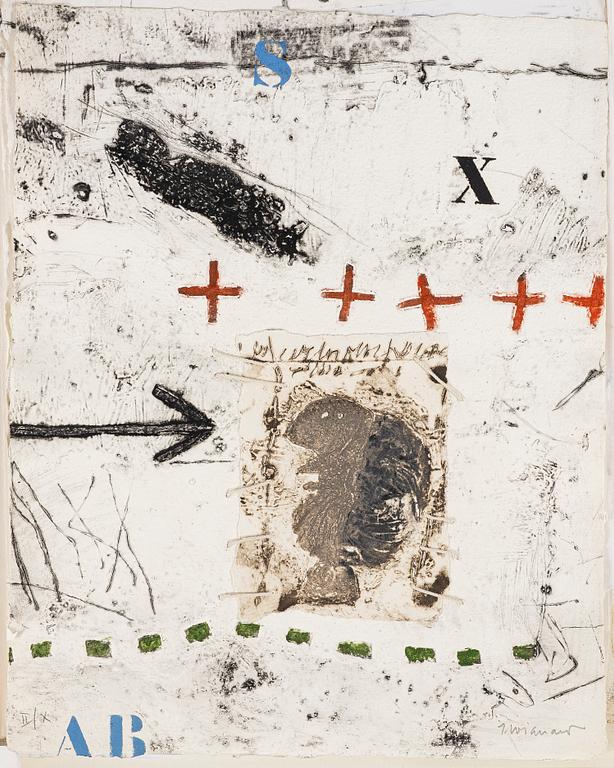 James Coignard, "Visage-Silex Quatre Gravures Originales".