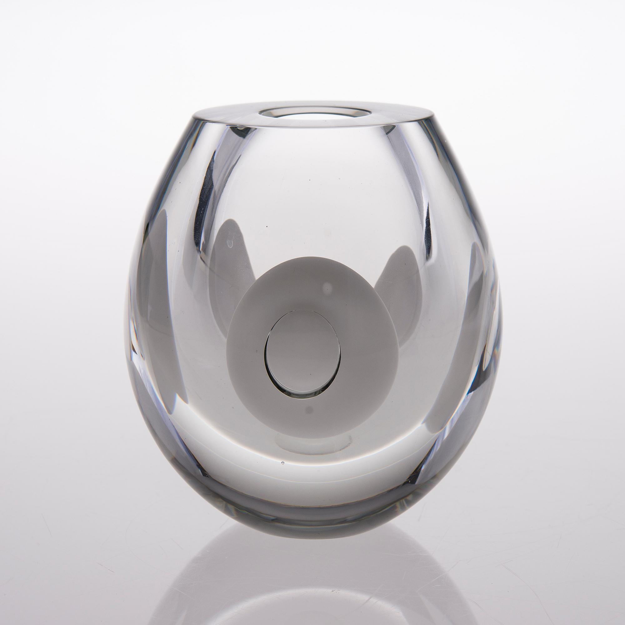 A Claritas Art Glass Object, signed Timo Sarpaneva Iittala  1984 C 2682.