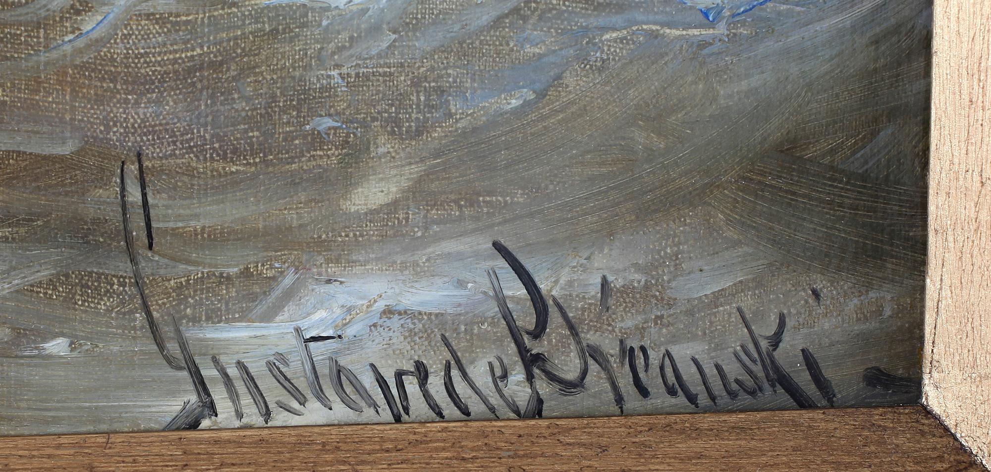 GUSTAVE DE BREANSKI, olja på duk, signerad.