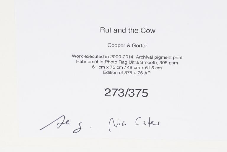 Cooper & Gorfer, archival pigment print, signed 273/375 verso.