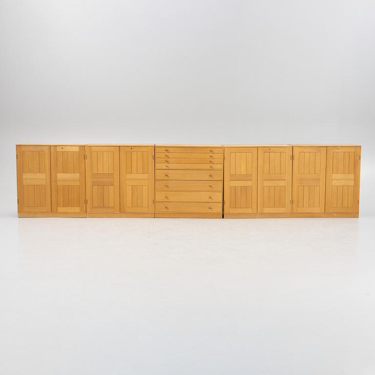 Mogens Koch, moduler, 5 st, "Byggereolen", Rud Rasmussens Snedkerier. Danmark.