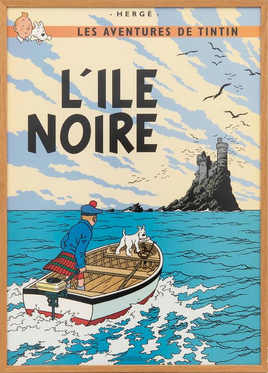 Hergé, offset 24 st "Tintin".