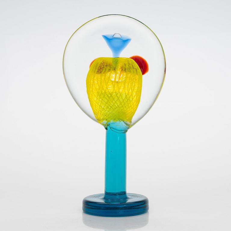 Oiva Toikka, a 'Lollipop' glass sculpture signed Oiva Toikka Nuutajärvi 2004 143/200.