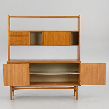 A 1960's/70's two-part bookcase.