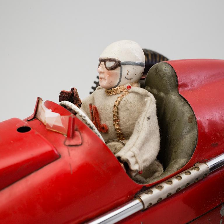 A gas powered tinplate Domo Maserati, Italy, ca 1948.