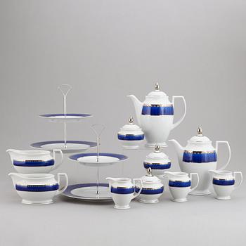 A Sigvard Bernadotte  service, Millenium design, 2000. (175 porcelain pieces and 96 cutlery pieces).