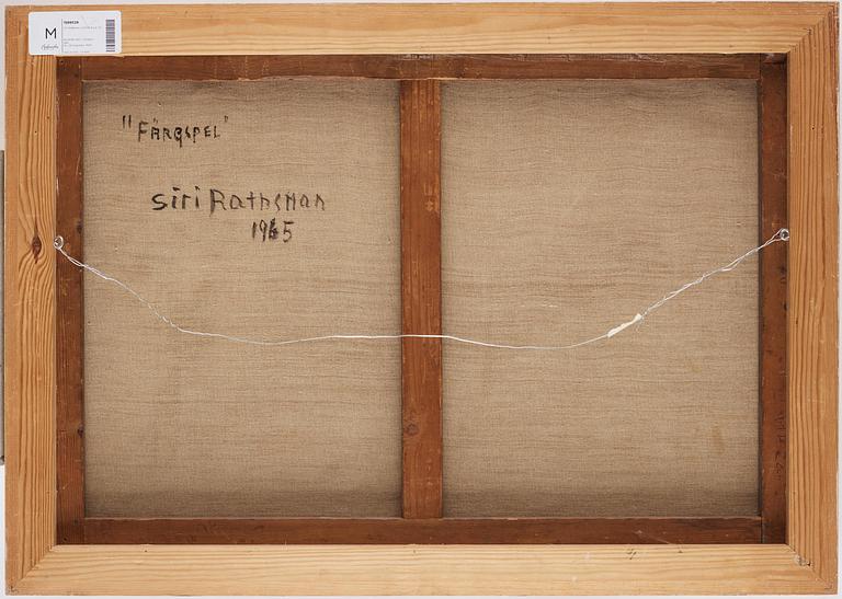 Siri Rathsman, "Färgspel".