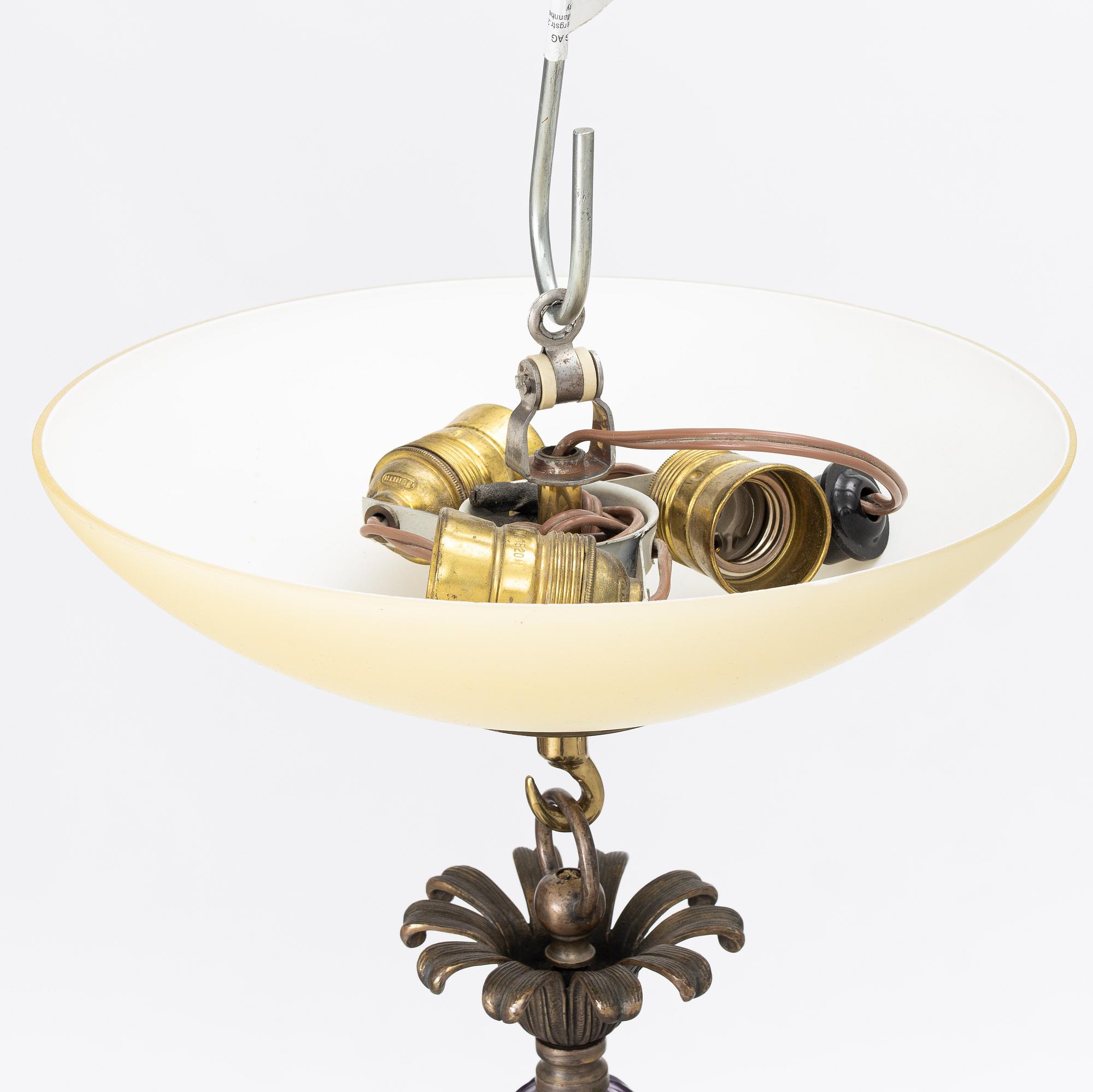 Chandelier, first half of the 20th century.