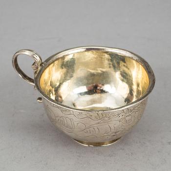 A silver drinking cup probably by Hans Georg Granroth in Sala(active 1756-1790). Wegith c. 28 gram.