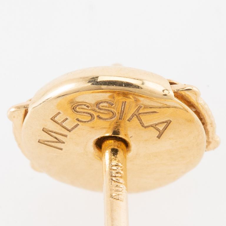 Earrings a pair of "Move Uno Chain and Stud Earrings", Messika.